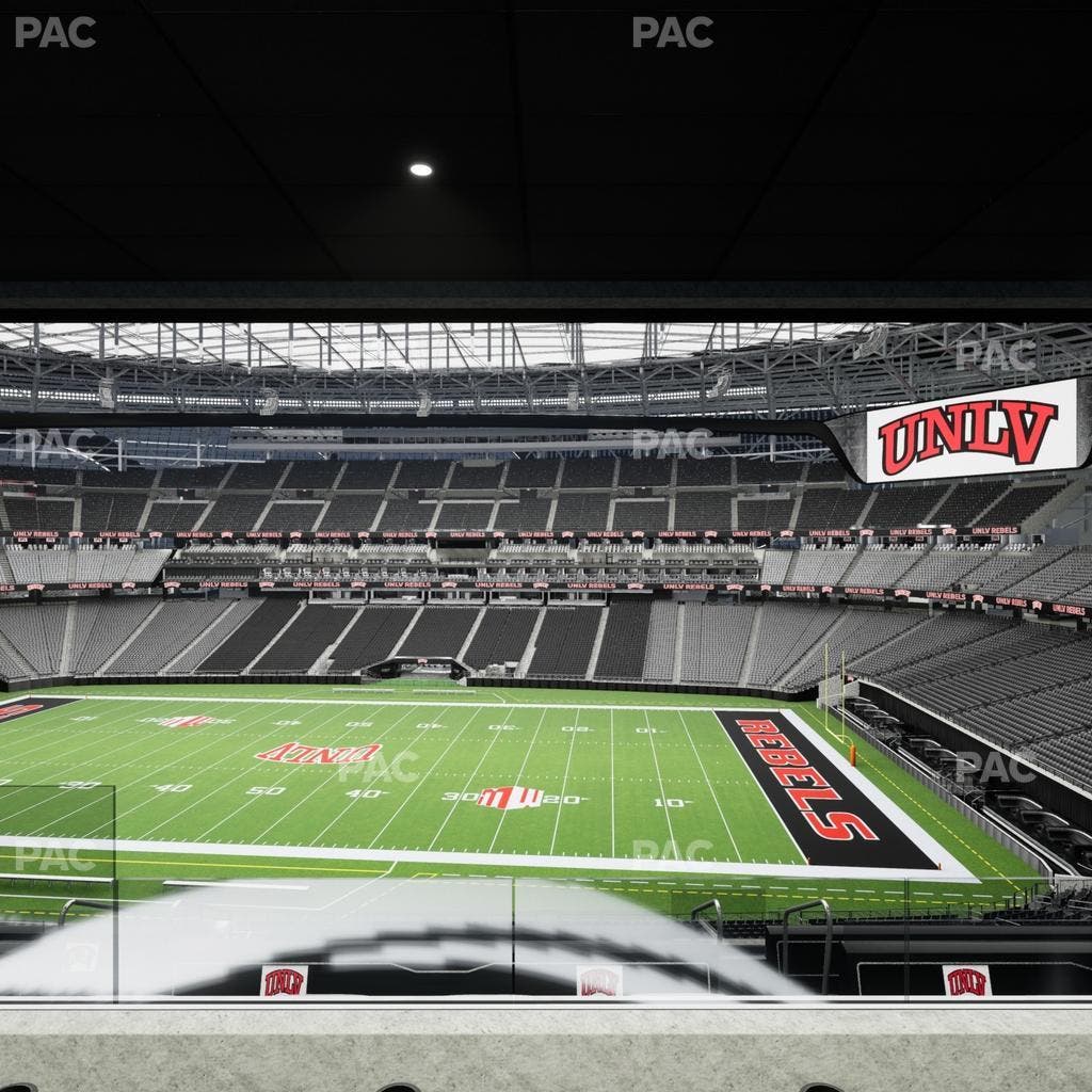 Allegiant Stadium - Section East Suite 2013 Seat View