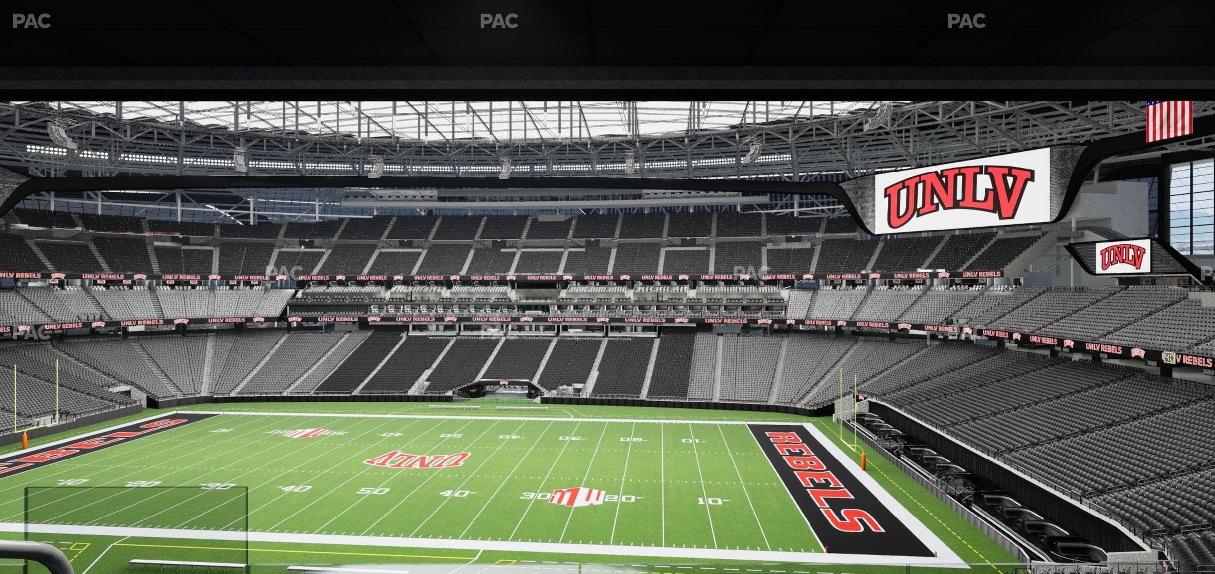 Allegiant Stadium - Section East Suite 2013 Seat View