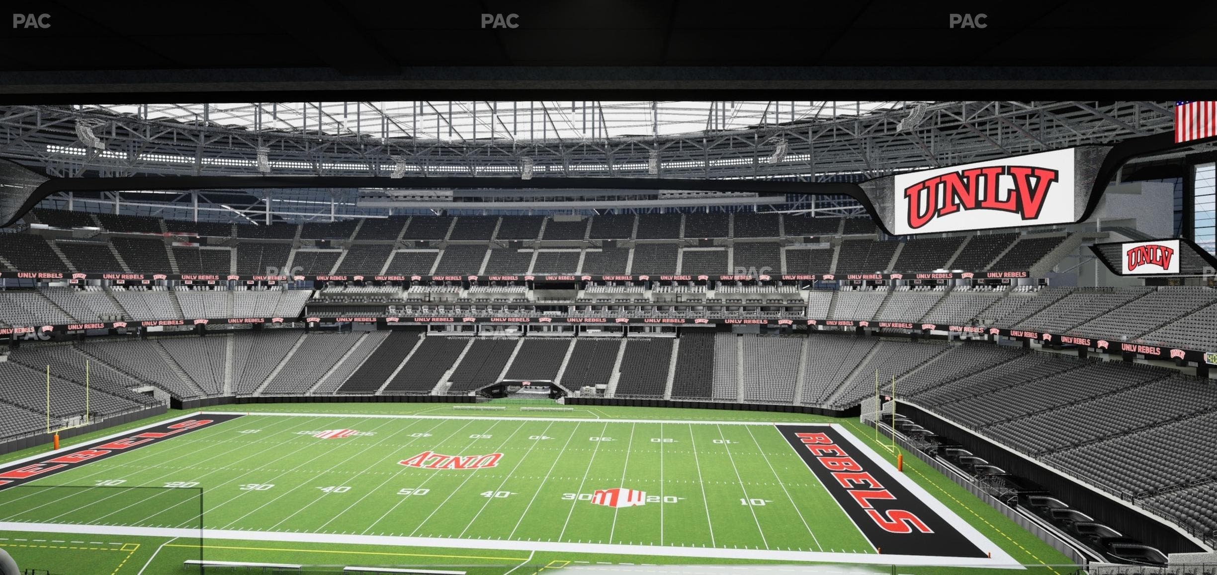 Allegiant Stadium - Section East Suite 2014 Seat View