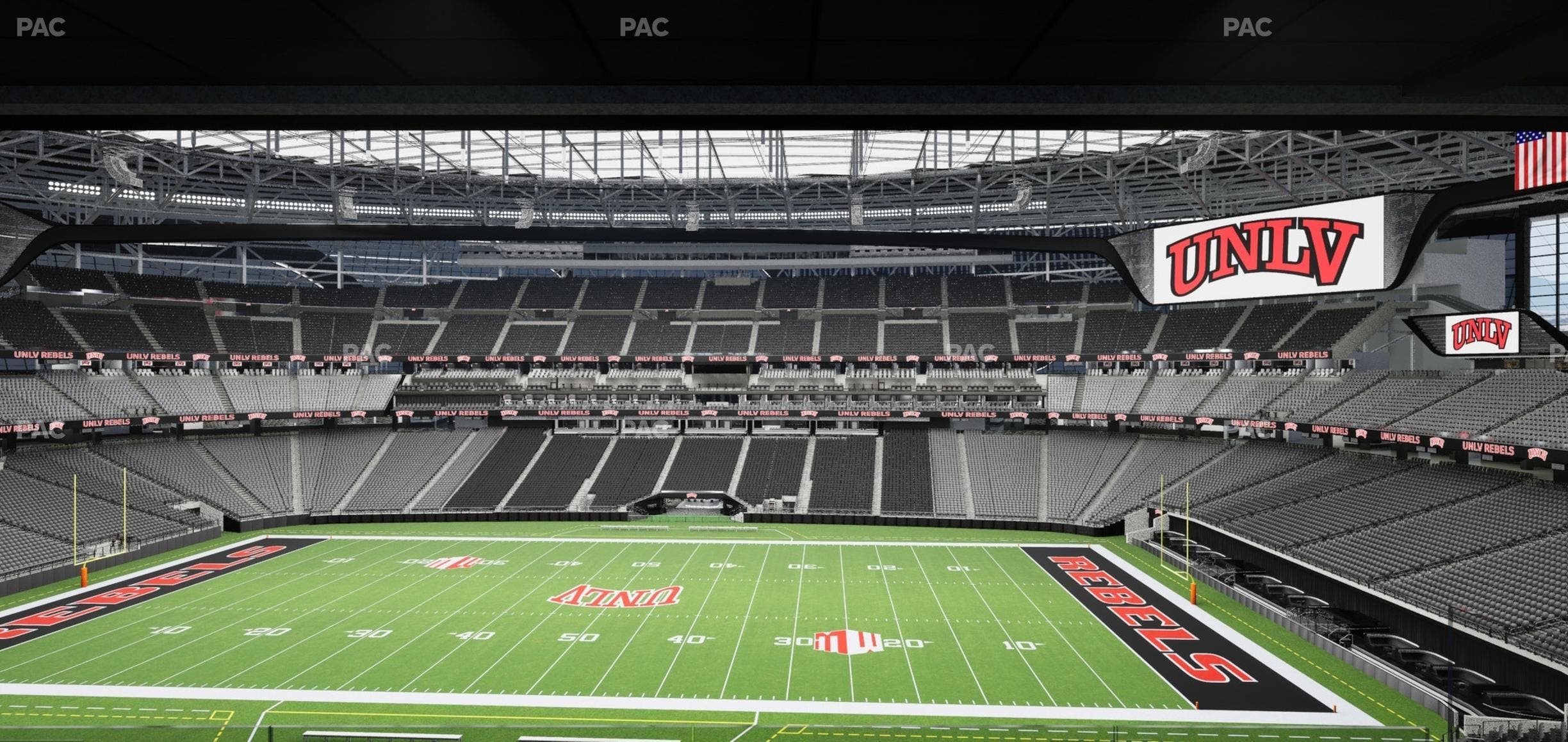 Allegiant Stadium - Section East Suite 2015 Seat View