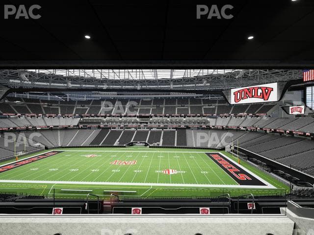 Allegiant Stadium - Section East Suite 2015 Seat View