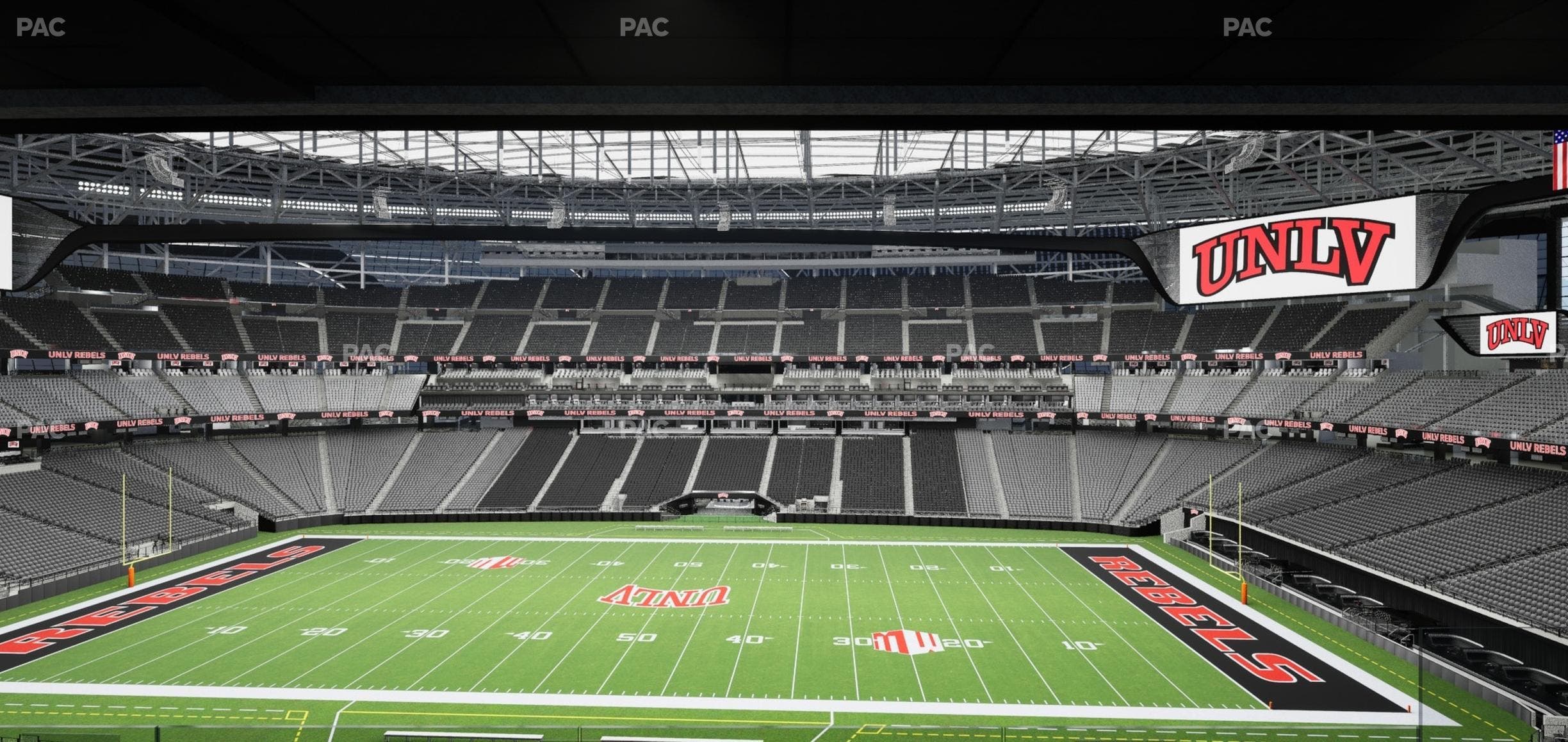 Allegiant Stadium - Section East Suite 2016 Seat View