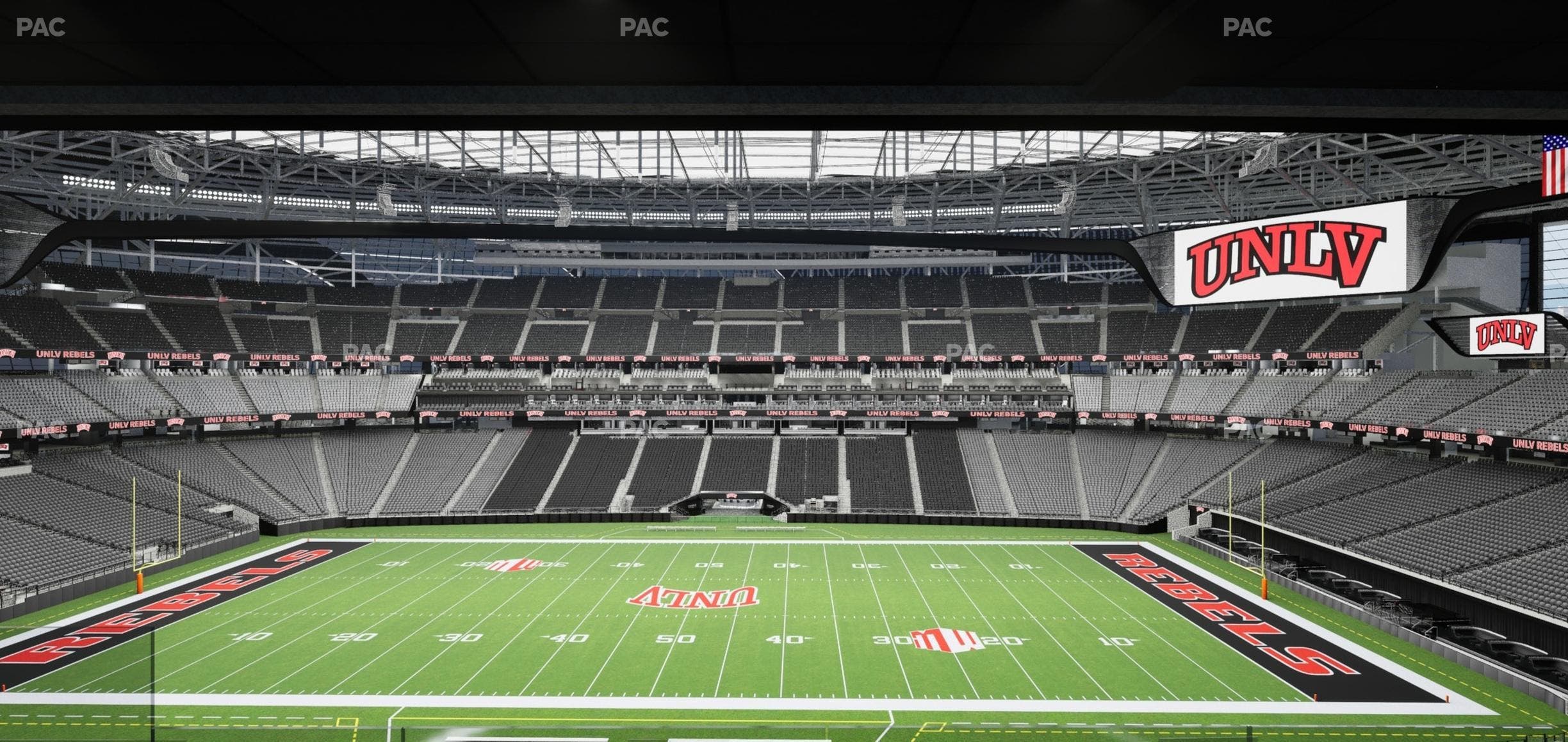 Allegiant Stadium - Section East Suite 2017 Seat View