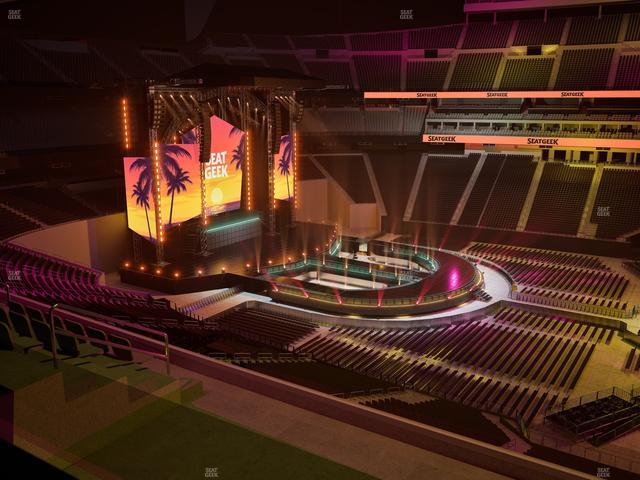 Allegiant Stadium - Section East Suite 2018 Seat View