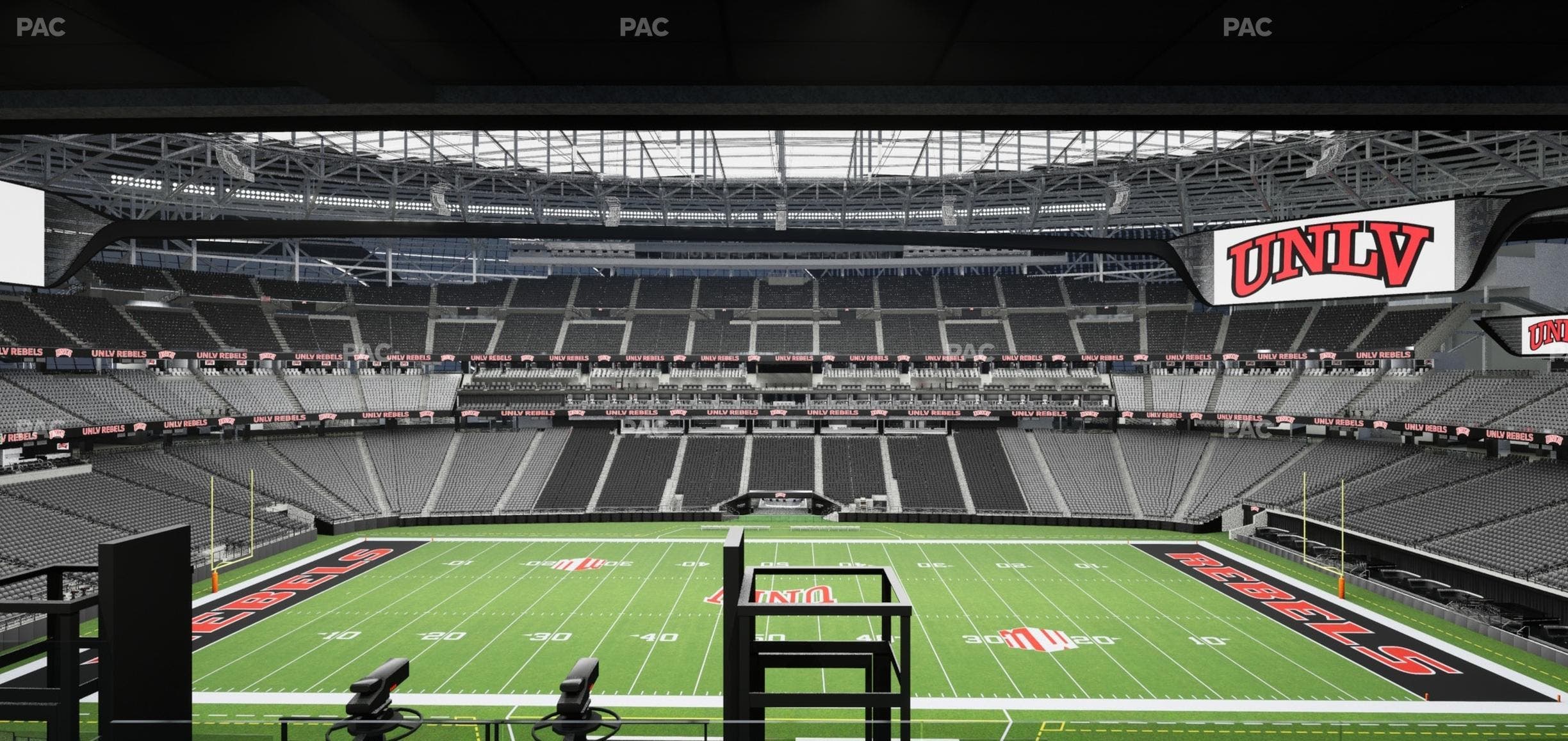 Allegiant Stadium - Section East Suite 2018 Seat View