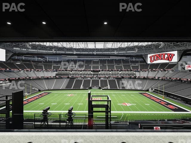Allegiant Stadium - Section East Suite 2018 Seat View