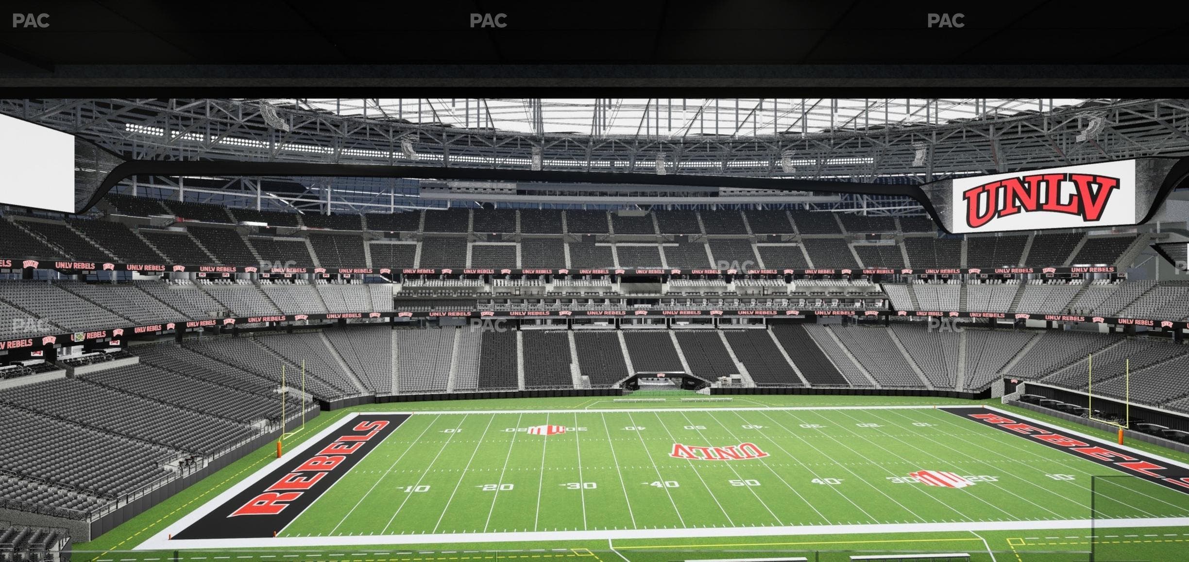 Allegiant Stadium - Section East Suite 2022 Seat View