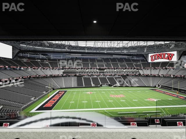 Allegiant Stadium - Section East Suite 2023 Seat View