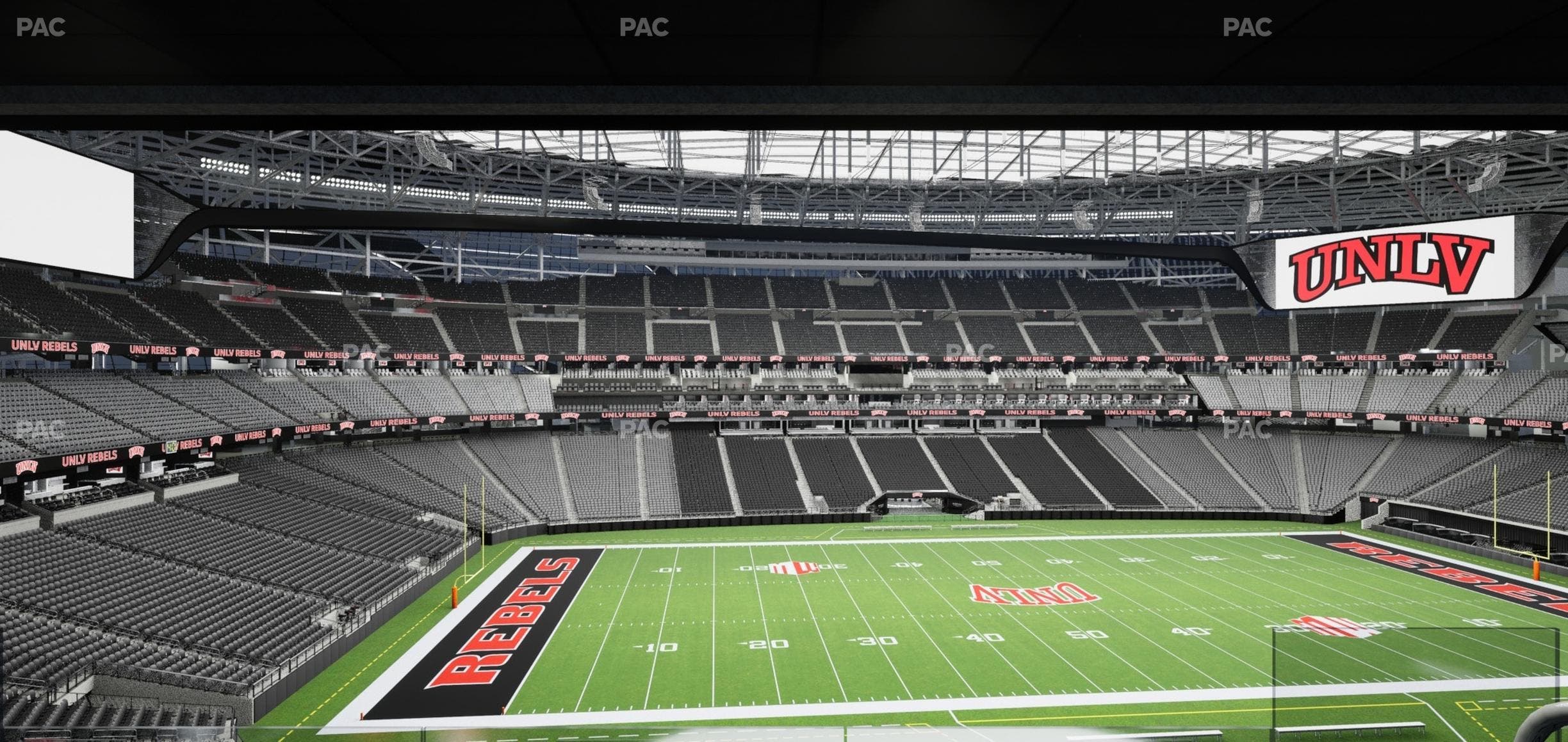 Allegiant Stadium - Section East Suite 2024 Seat View