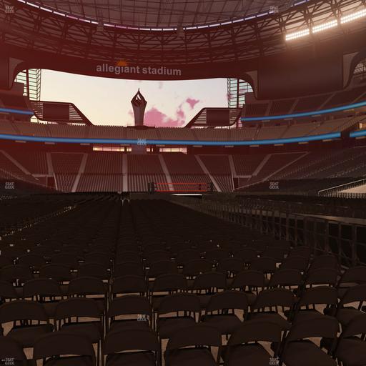 Allegiant Stadium - Section Floor A 1 Seat View