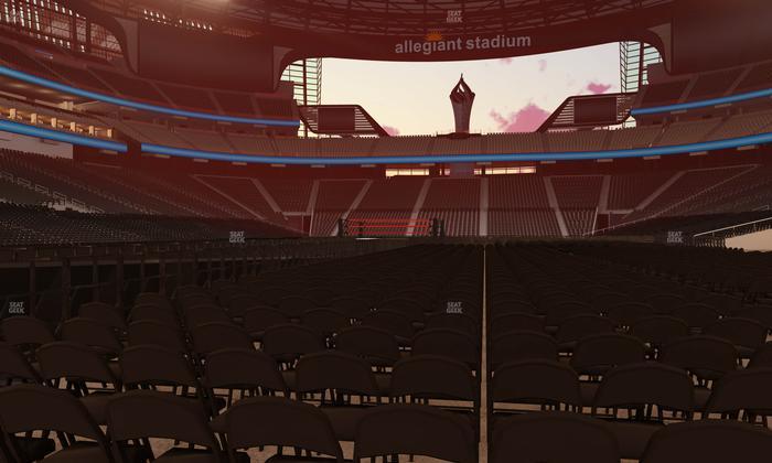 Allegiant Stadium - Section Floor A 11 Seat View