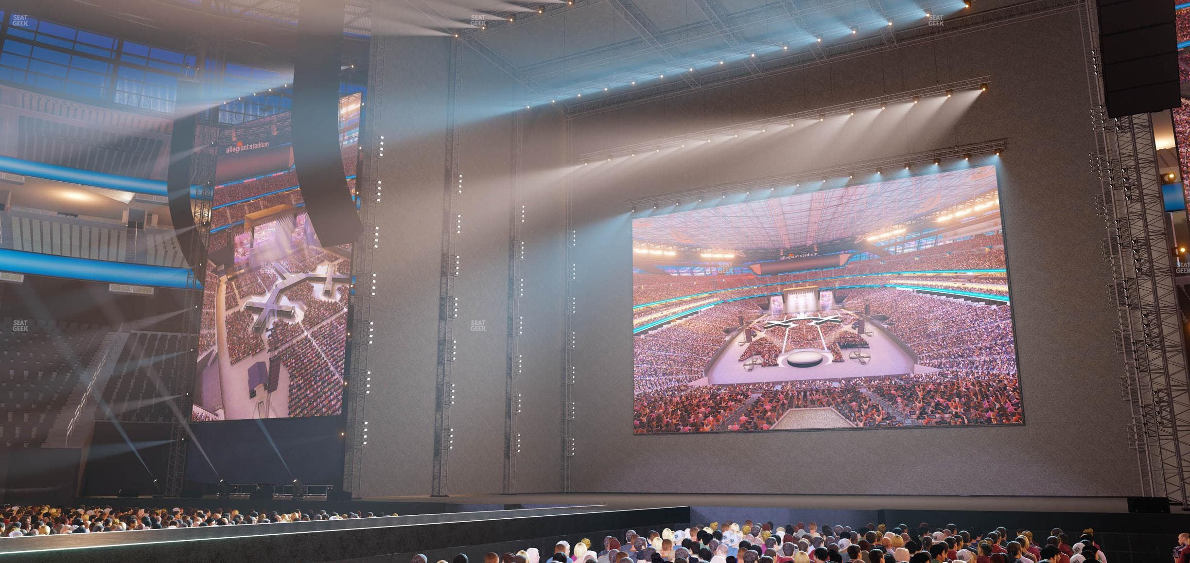 Allegiant Stadium - Section Floor A 3 Seat View