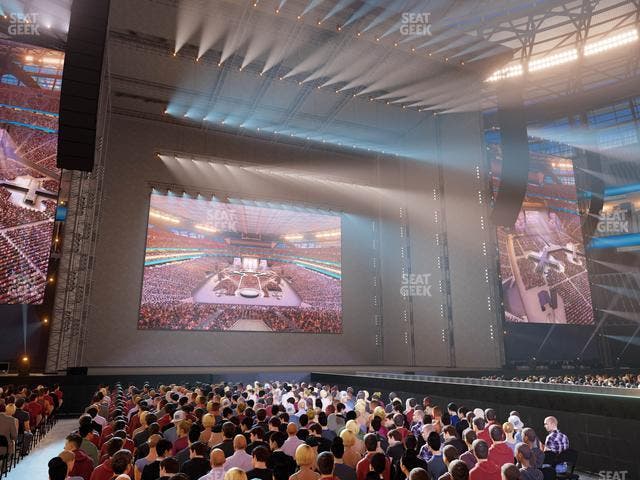 Allegiant Stadium - Section Floor A 4 Seat View