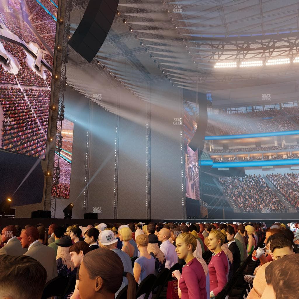 Allegiant Stadium - Section Floor A 6 Seat View