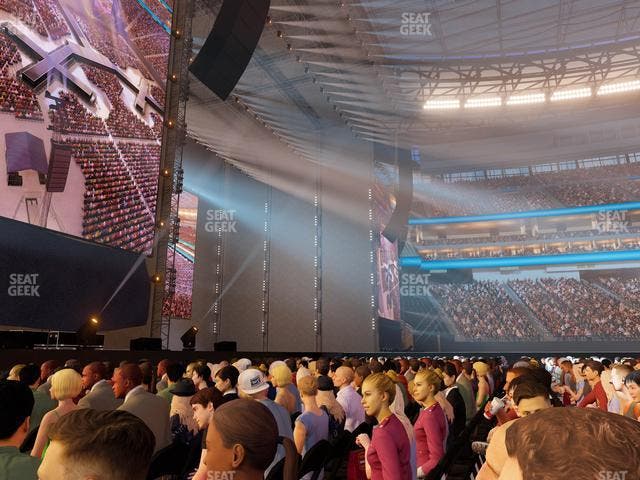 Allegiant Stadium - Section Floor A 6 Seat View