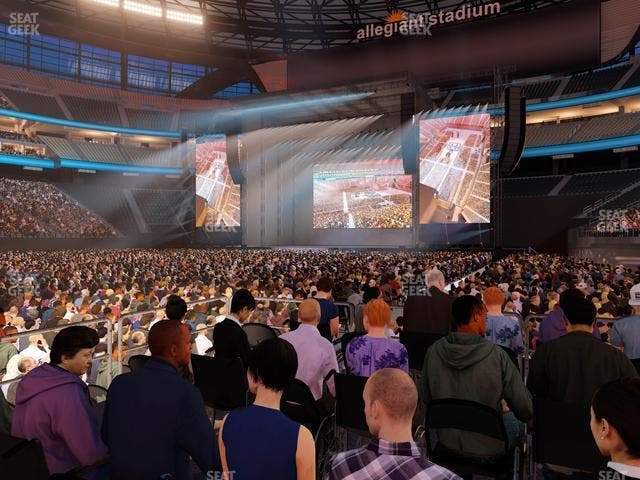 Allegiant Stadium - Section Floor B 1 Ada Seat View