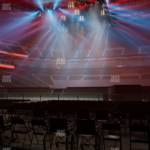 Allegiant Stadium - Section Floor B 1 Ada Seat View