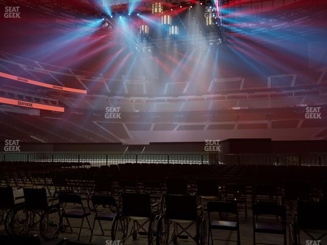 Allegiant Stadium - Section Floor B 1 Ada Seat View Allegiant Stadium - Section Floor B 1 Ada Seat View