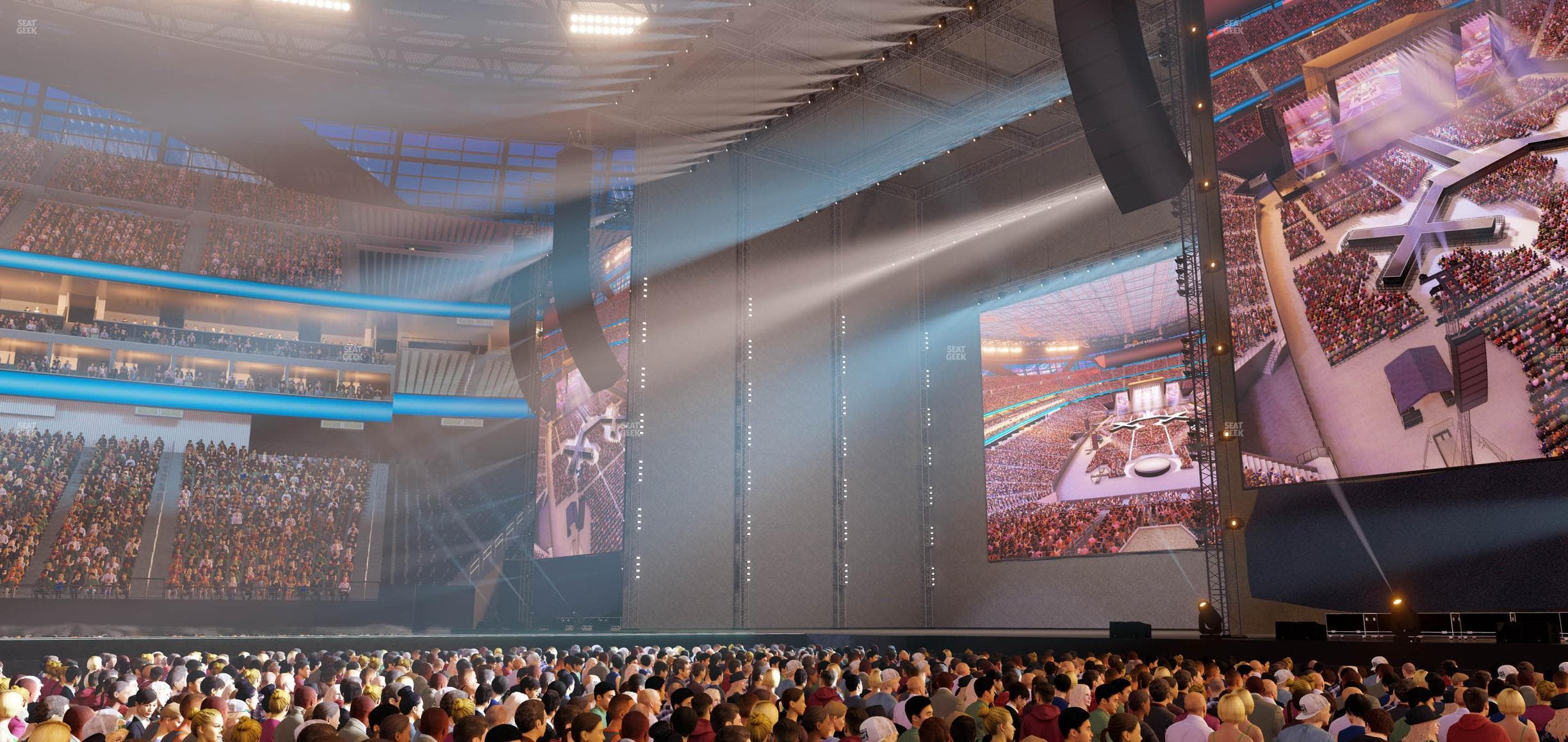 Allegiant Stadium - Section Floor B 1 Seat View