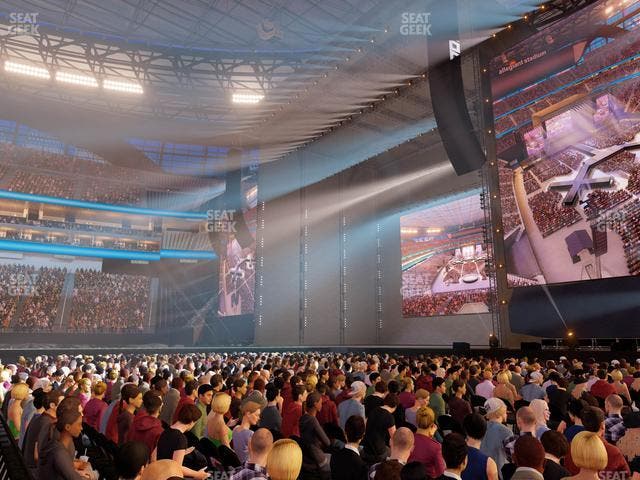 Allegiant Stadium - Section Floor B 1 Seat View