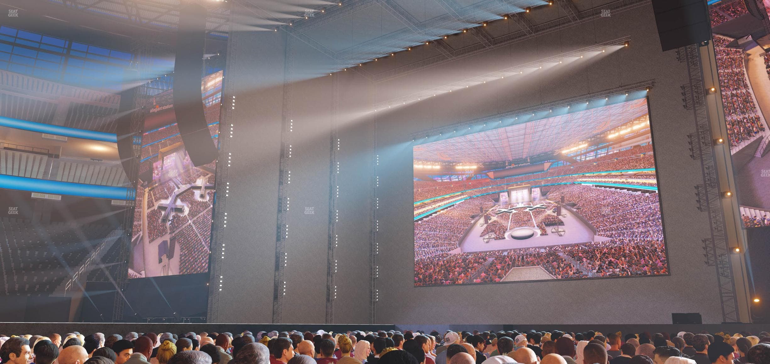 Allegiant Stadium - Section Floor B 2 Seat View