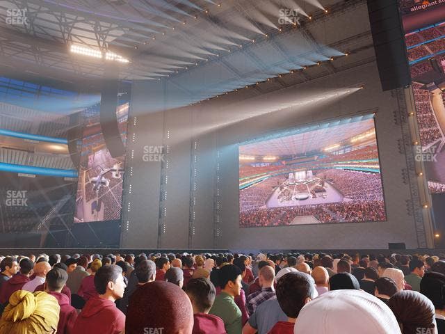 Allegiant Stadium - Section Floor B 2 Seat View