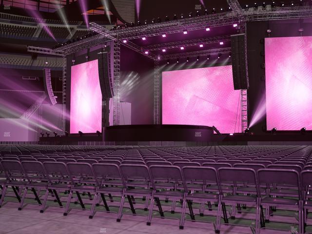 Allegiant Stadium - Section Floor B 2 Seat View Allegiant Stadium - Section Floor B 2 Seat View