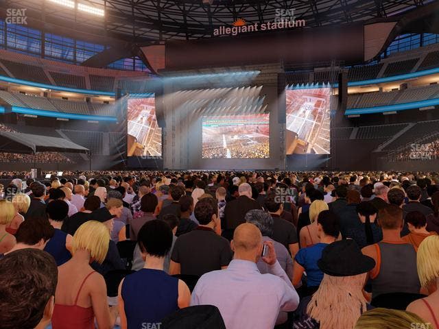 Allegiant Stadium - Section Floor B 2 Seat View