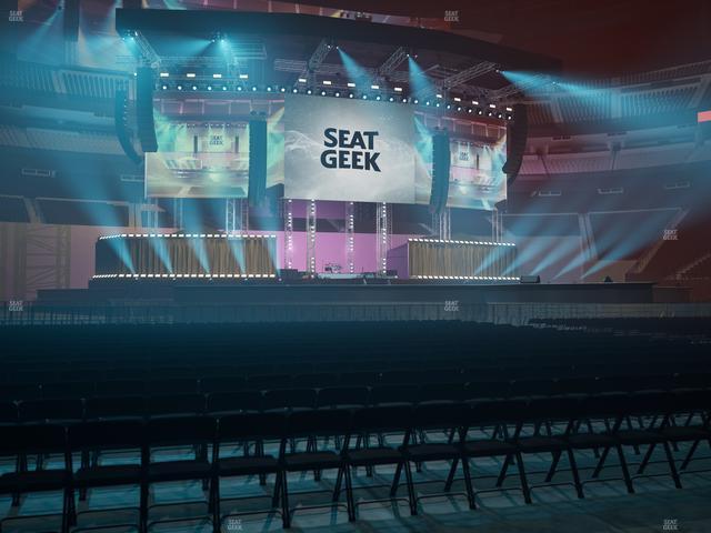 Allegiant Stadium - Section Floor B 4 Seat View