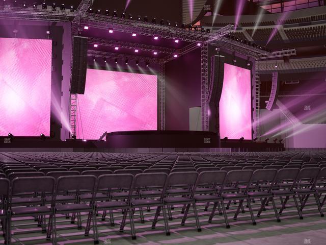 Allegiant Stadium - Section Floor B 4 Seat View Allegiant Stadium - Section Floor B 4 Seat View