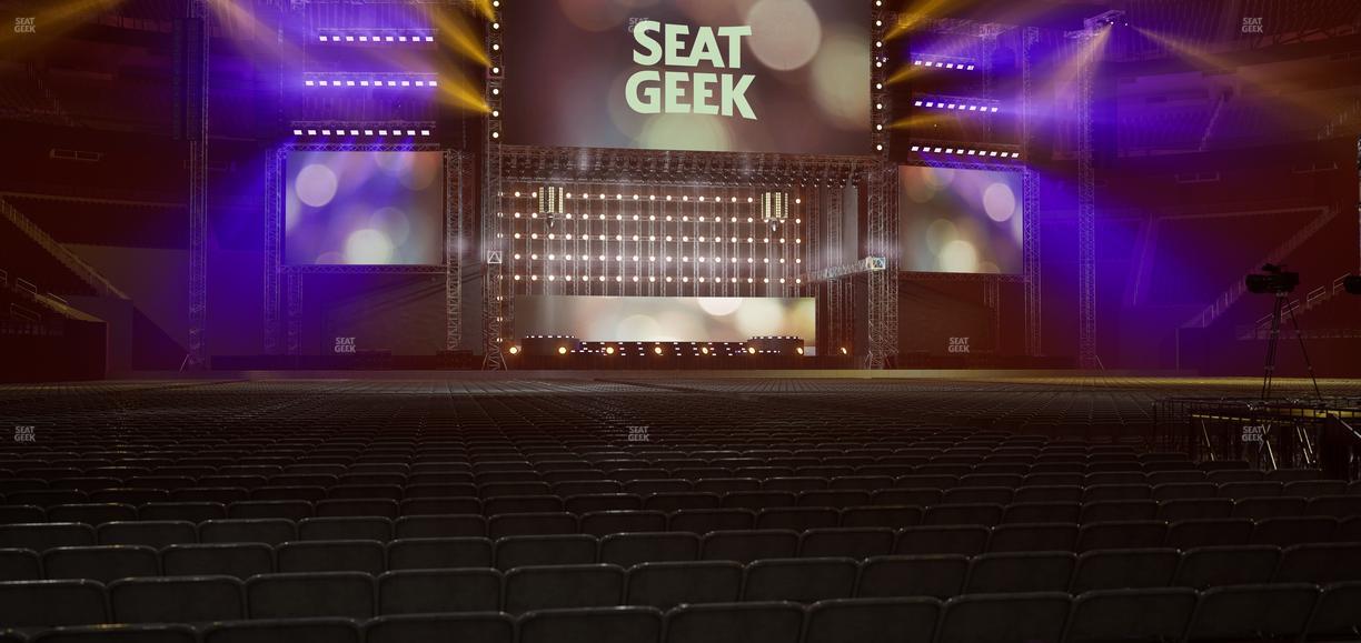 Allegiant Stadium - Section Floor B 4 Seat View