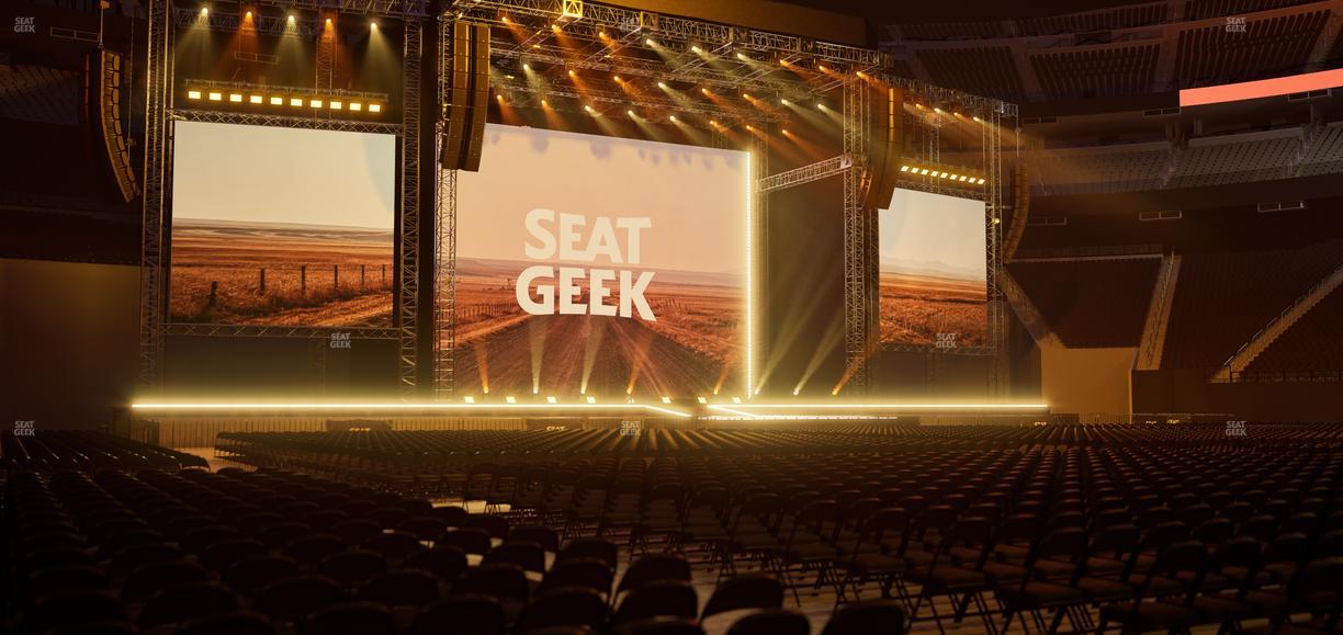 Allegiant Stadium - Section Floor B 5 Ada Seat View