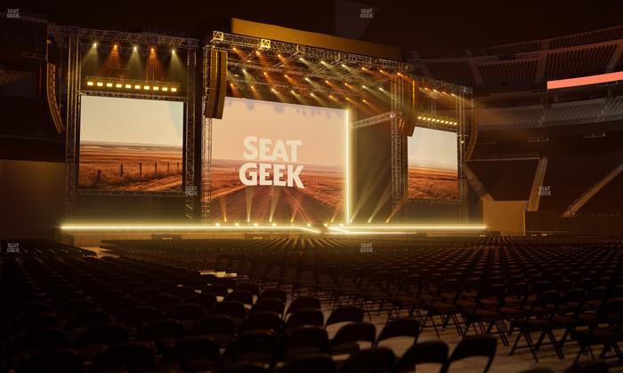 Allegiant Stadium - Section Floor B 5 Ada Seat View