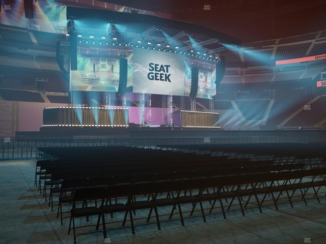 Allegiant Stadium - Section Floor B 5 Seat View