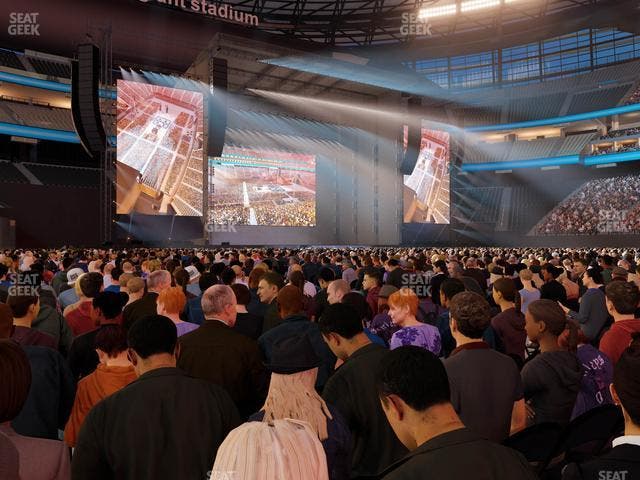 Allegiant Stadium - Section Floor B 5 Seat View