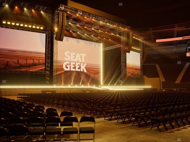 Allegiant Stadium - Section Floor B 5 Seat View