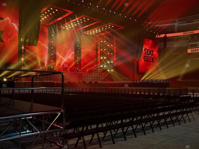 Allegiant Stadium - Section Floor B 5 Seat View
