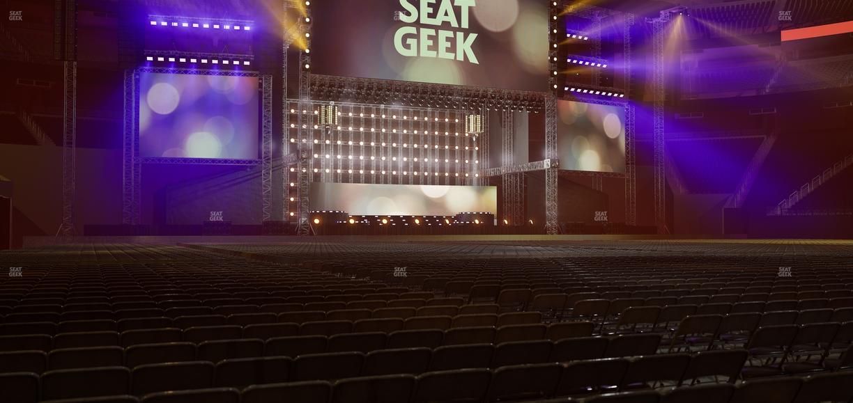 Allegiant Stadium - Section Floor B 5 Seat View