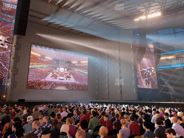 Allegiant Stadium - Section Floor B 5 Seat View