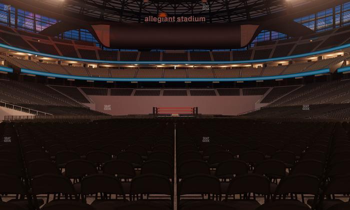 Allegiant Stadium - Section Floor B 6 Seat View