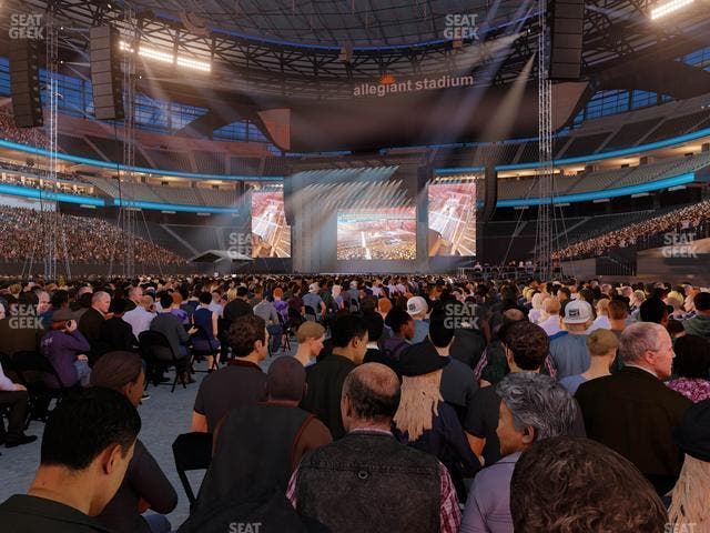 Allegiant Stadium - Section Floor C 1 Seat View