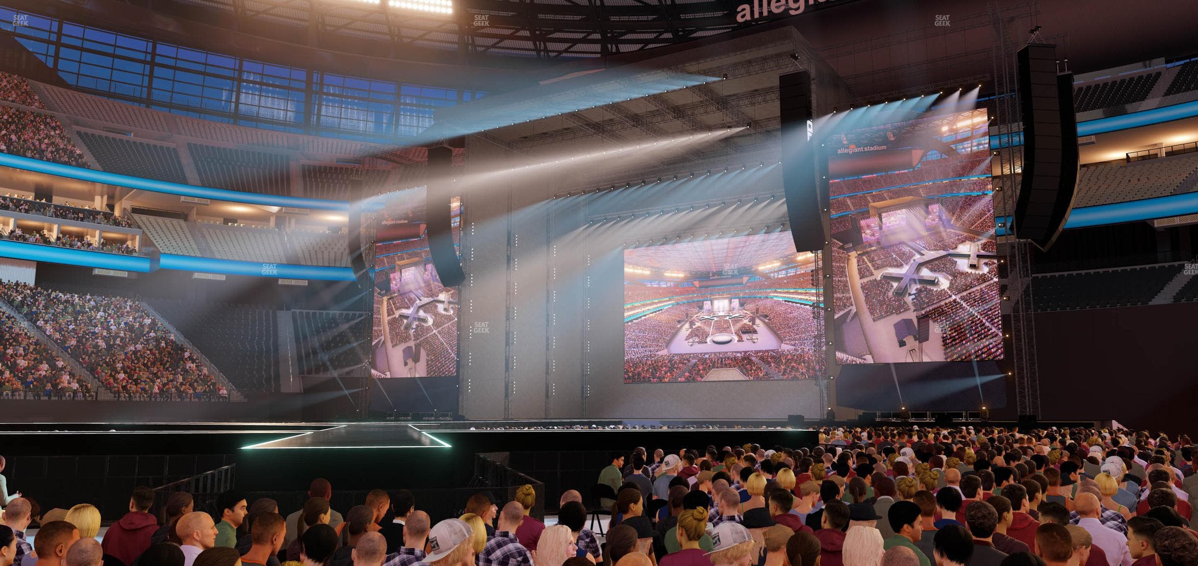 Allegiant Stadium - Section Floor C 1 Seat View