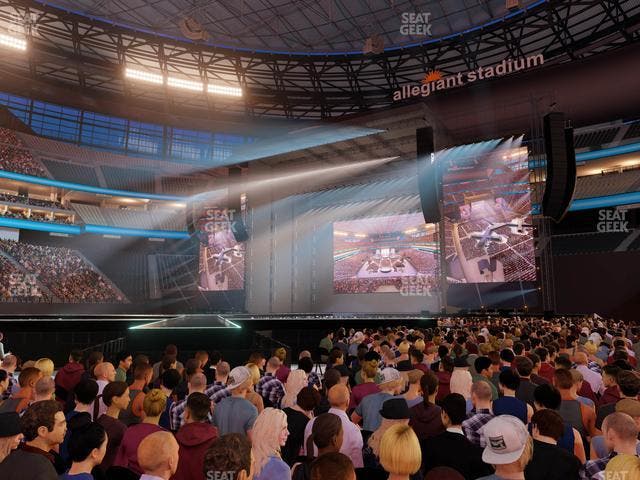 Allegiant Stadium - Section Floor C 1 Seat View