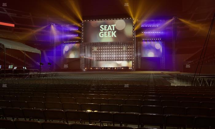 Allegiant Stadium - Section Floor C 2 Ada Seat View