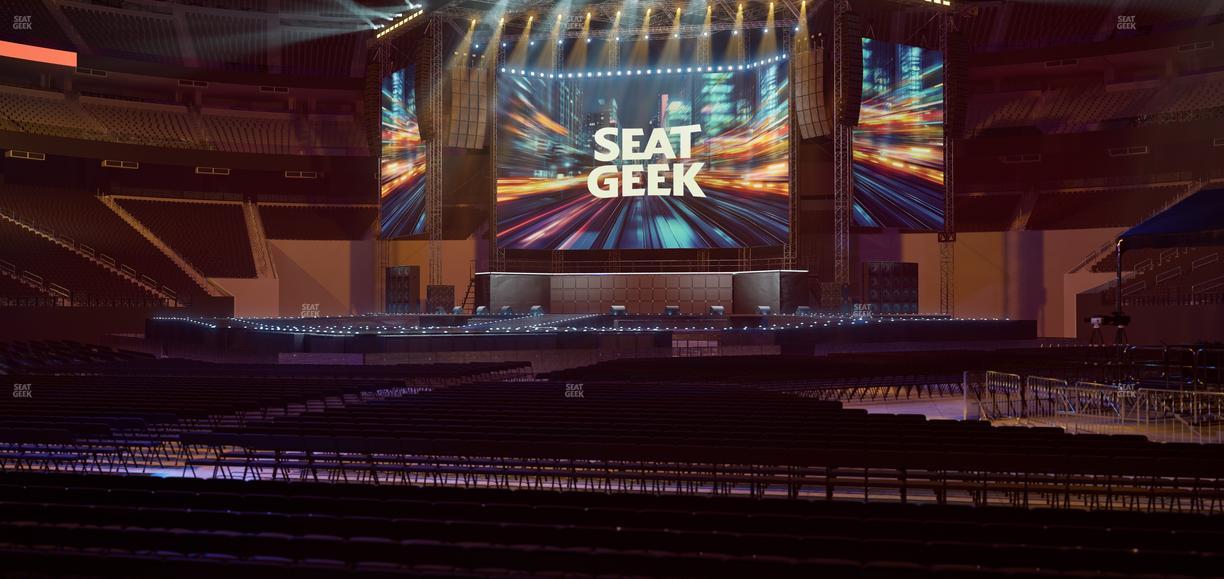 Allegiant Stadium - Section Floor C 2 Ada Seat View