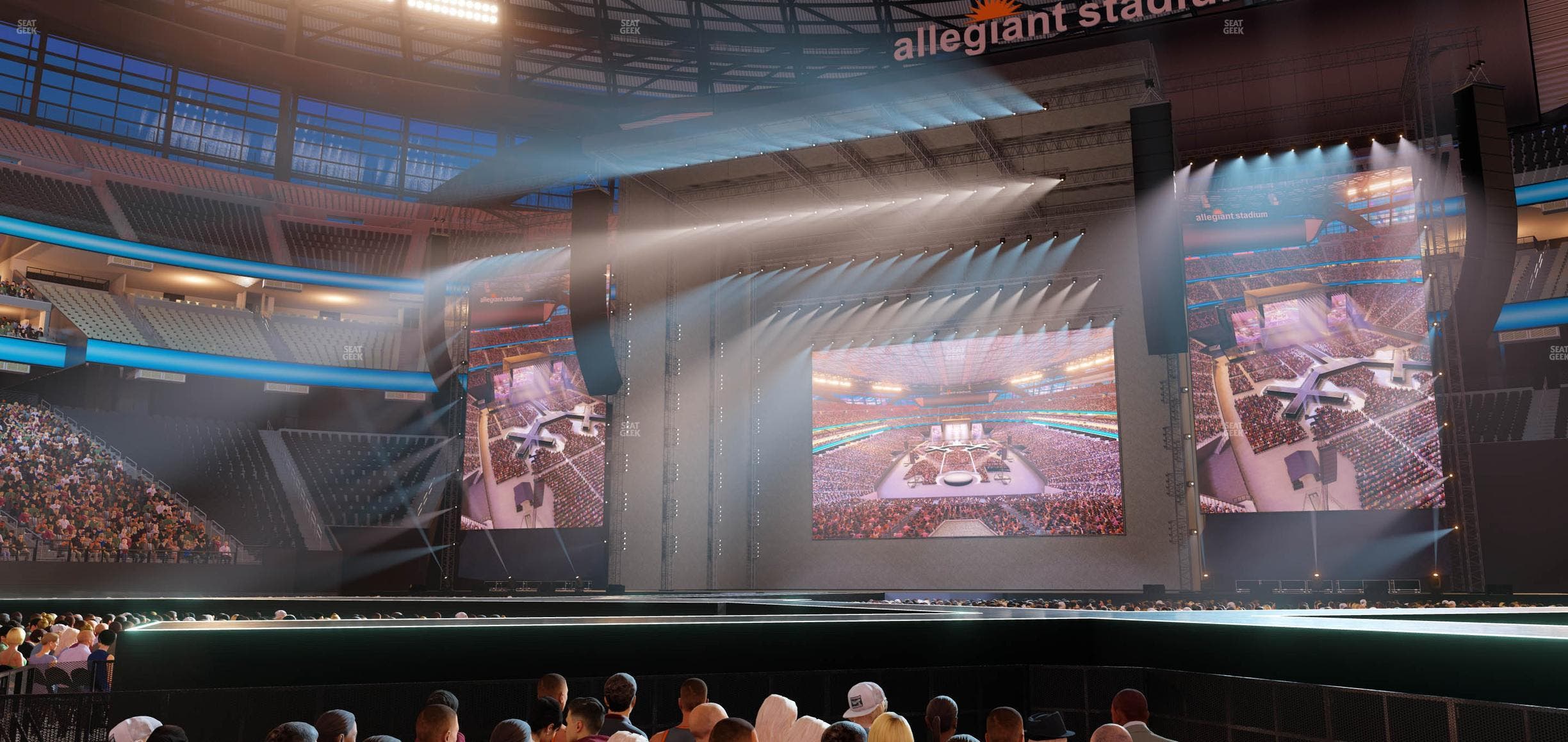 Allegiant Stadium - Section Floor C 2 Seat View