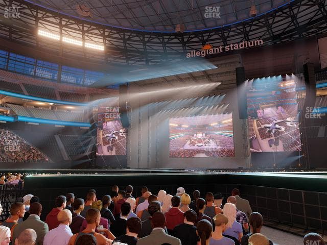 Allegiant Stadium - Section Floor C 2 Seat View