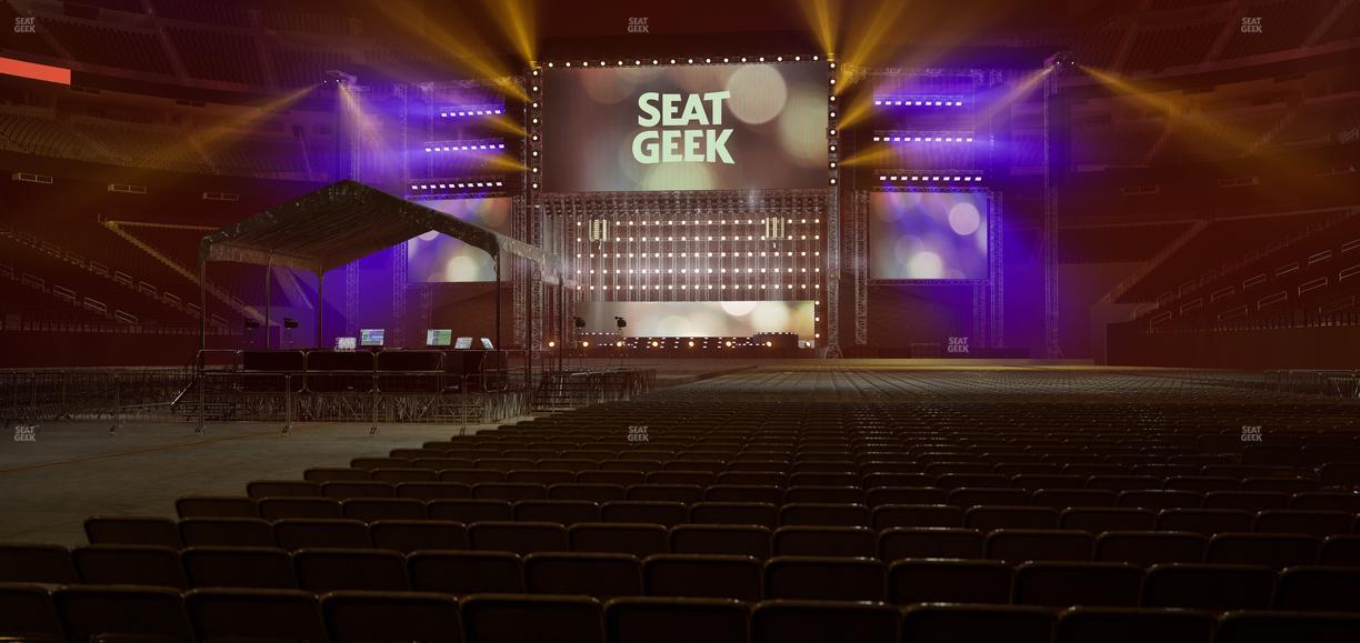 Allegiant Stadium - Section Floor C 2 Seat View