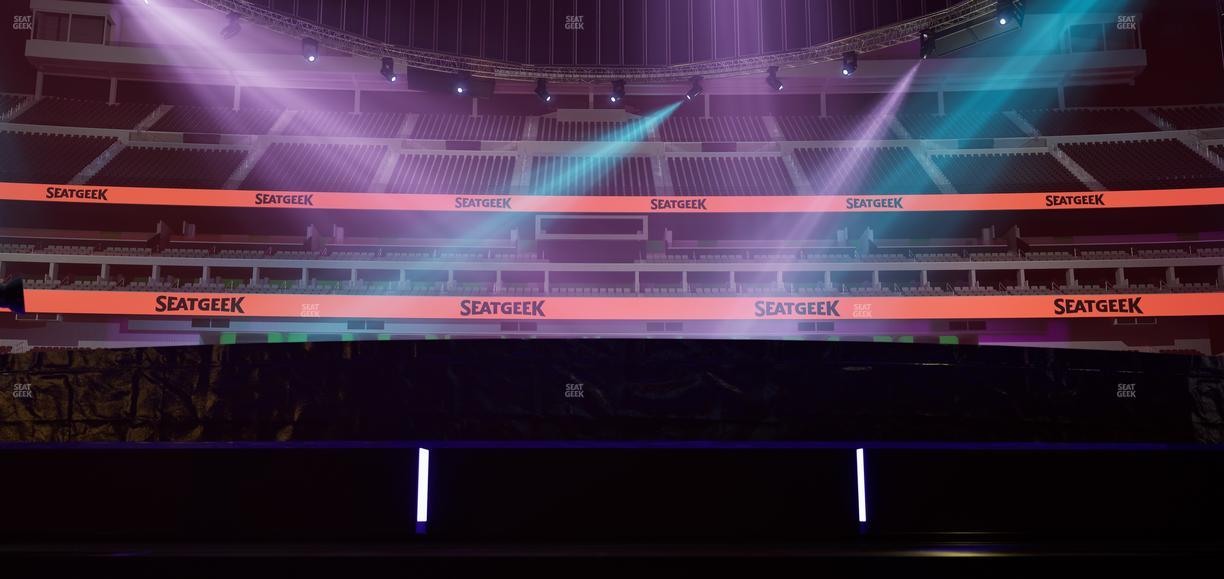 Allegiant Stadium - Section Floor C 3 Seat View