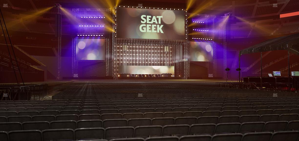 Allegiant Stadium - Section Floor C 4 Ada Seat View